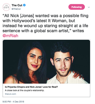 Illustration for article titled Priyanka Chopra Isn't a Scammer, She's Just Way More Famous Than Mainstream American Media Grasps